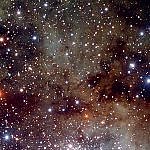Sternentstehungsregion NGC 3603 im Sternbild Schiffskiel