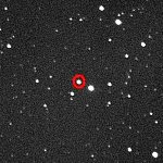 Asteroid Abnoba vor dem Sternenhintergrund