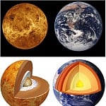 Erde und Venus
